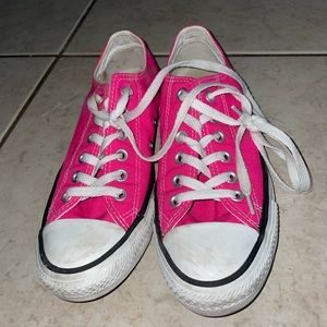 Neon Pink Converse